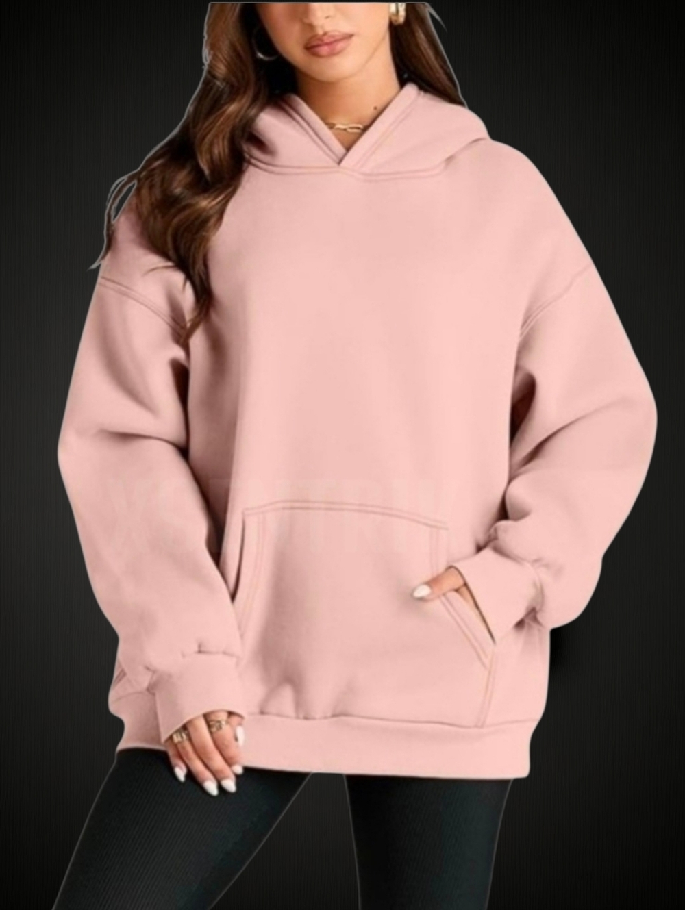 Oversized Hoodie Sweatshirt ▪︎ Blush ▪︎ Sz LG